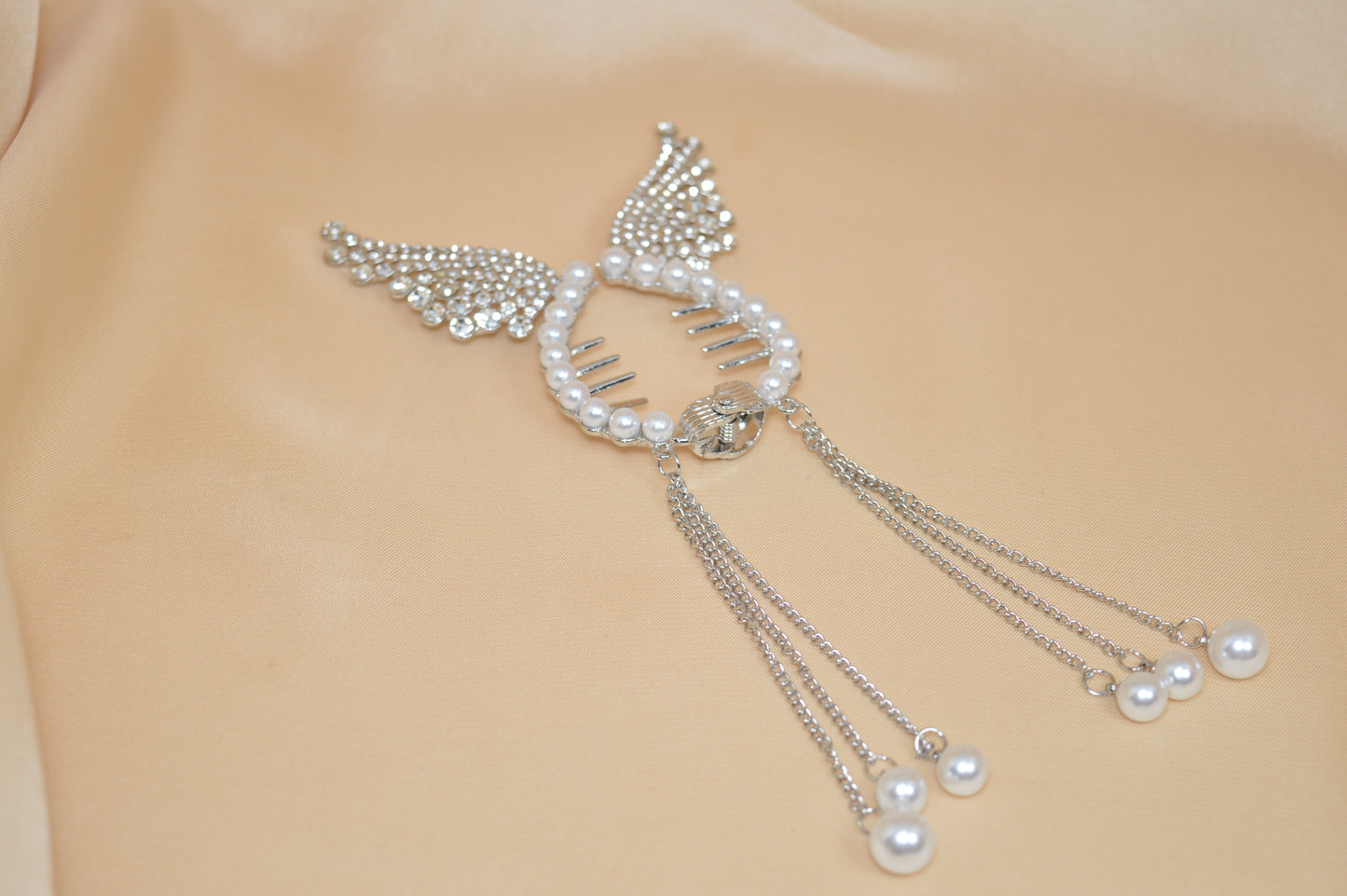 Angel Wings Ponytail Tassel Hairpin (TL66 )