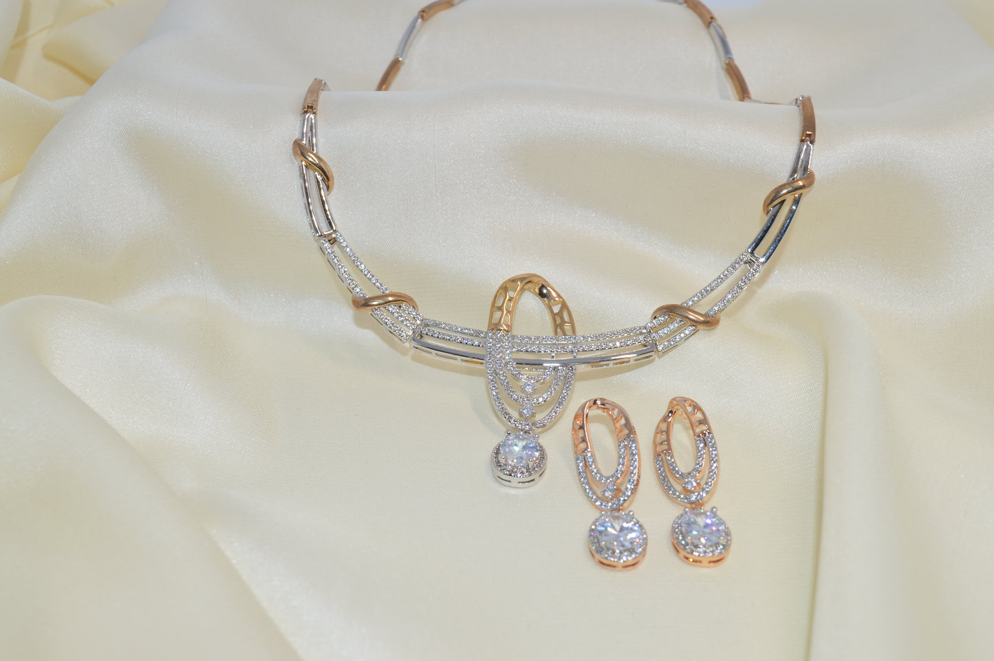 4 Pcs one Caret  diamond cut  zircon embedded