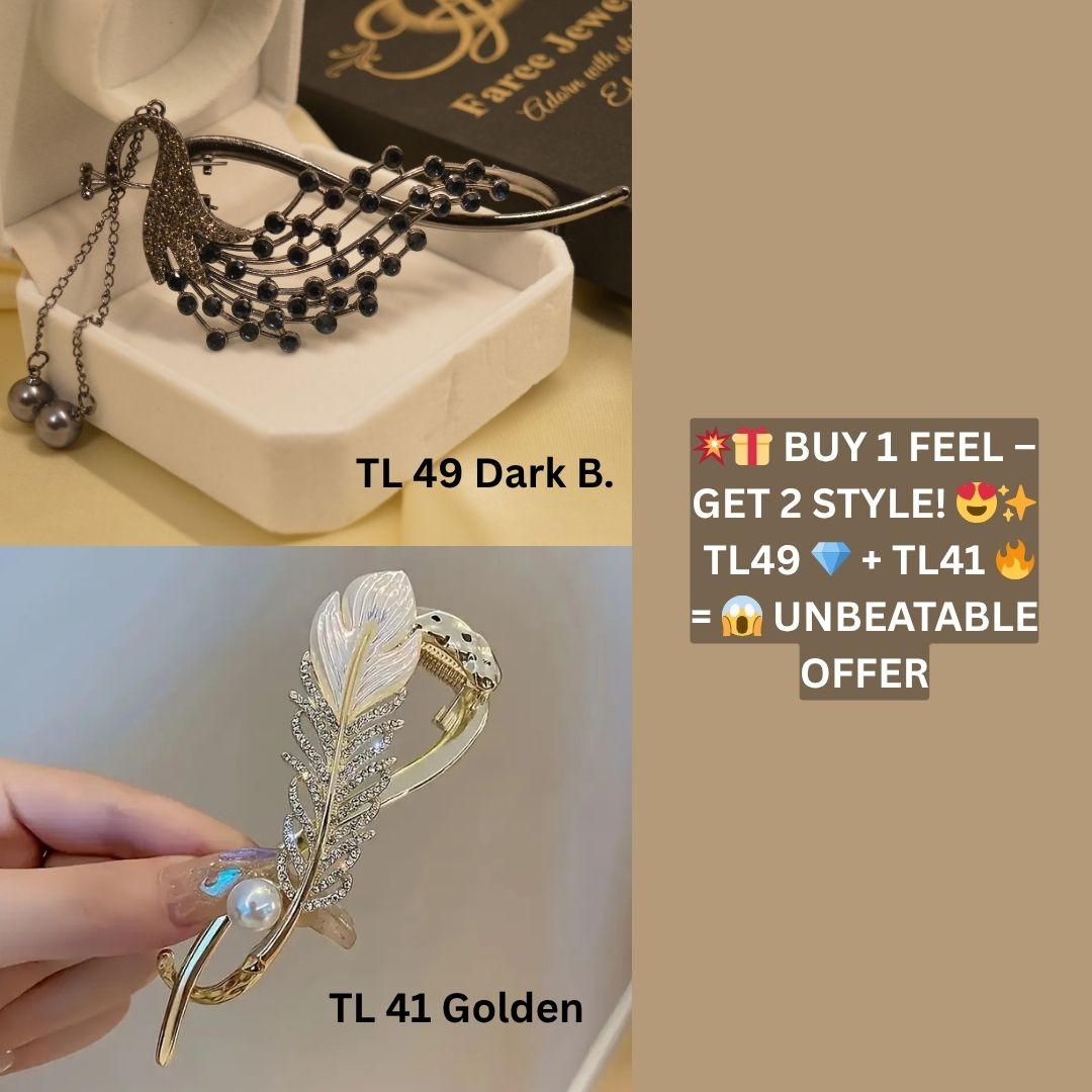 Simple Hairstyle Ko Banaye Luxury Look π Elegant Rose Hair Clip (TL77)