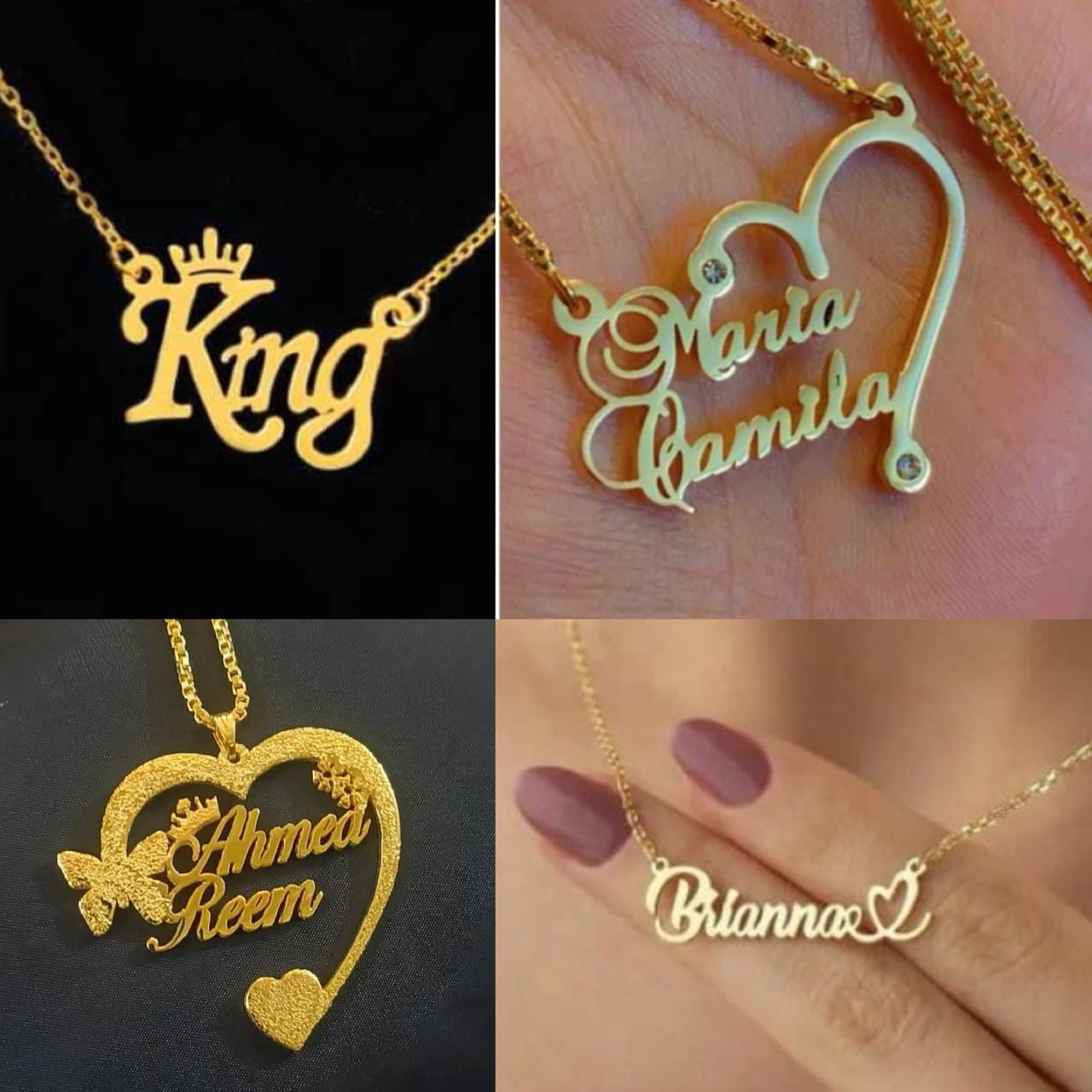 Customized name Bali / earrings / tops / locket /stud /brooch /bracelet /Ring💍