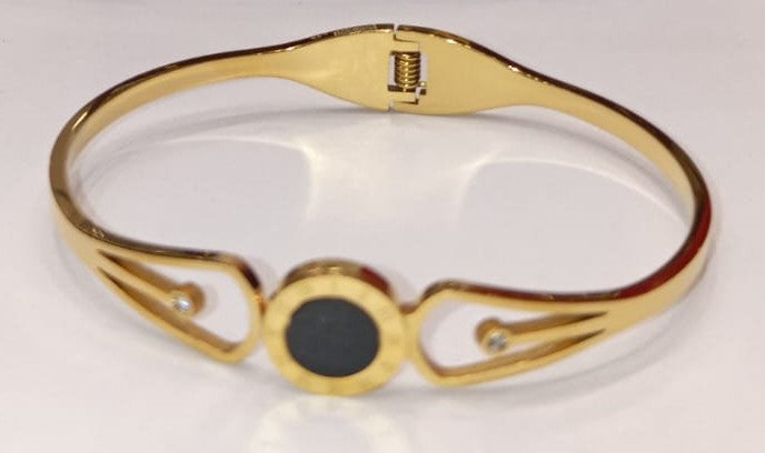 Fashion Stainless Steel Bracelet with Zircon