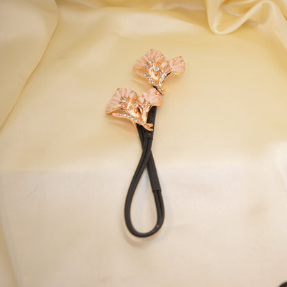 Leaf Blossom Rhinestone Hair Twister Pin HT40