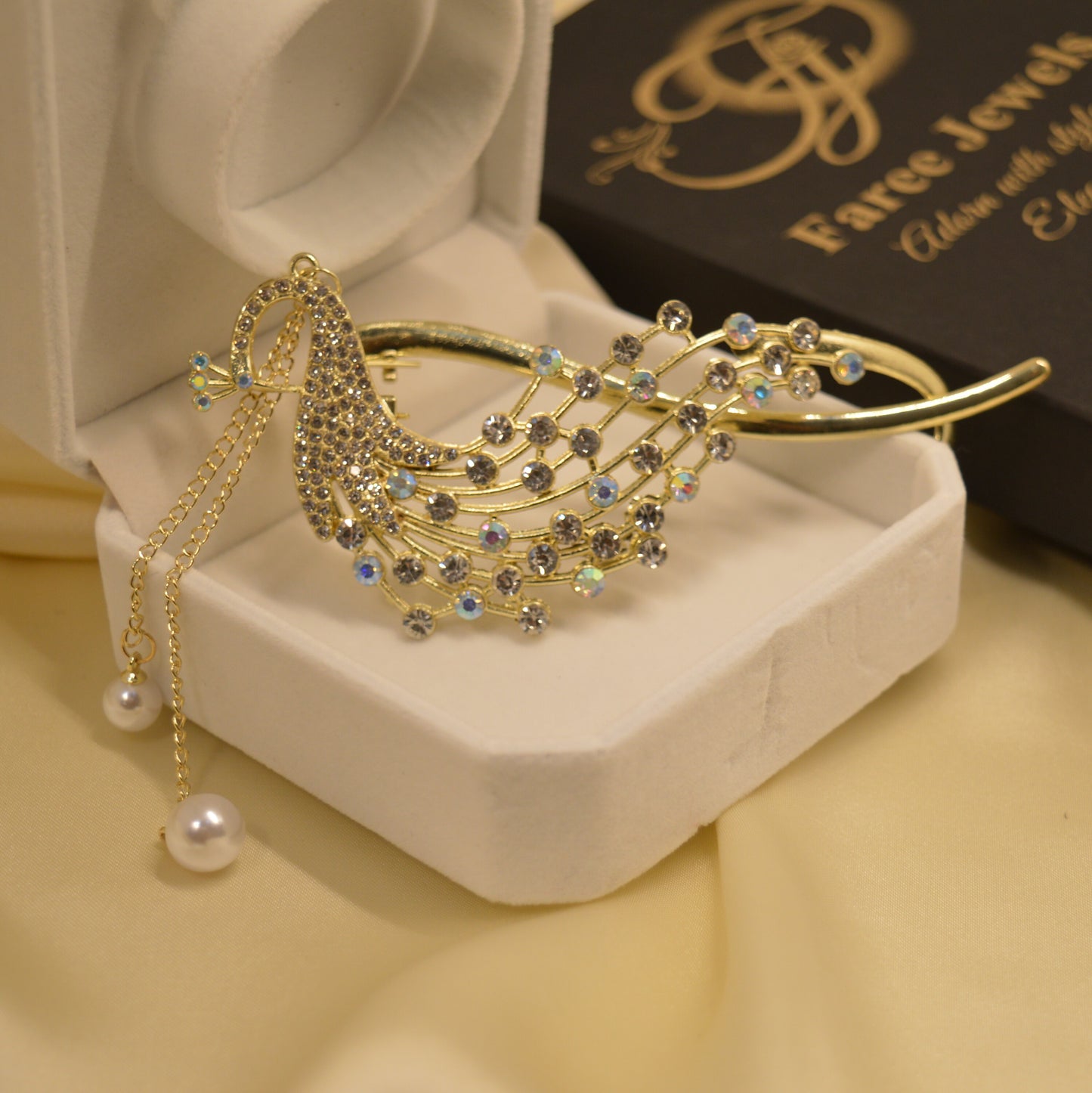 Tassel Twist Peacock Clip Hairpin TL-49 New