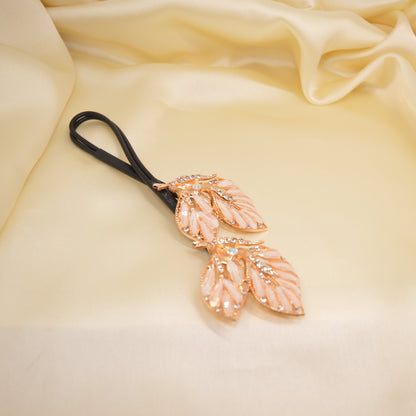 Leaf Blossom Rhinestone Hair Twister Pin HT40