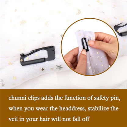 Dupatta Clip Hijab Pins Scarf Clips for Women Scarf Securing Pin
