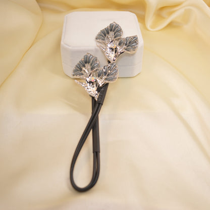 Leaf Blossom Rhinestone Hair Twister Pin HT40