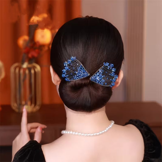 Fan-Shaped Vintage Bun Hair Twister HT42
