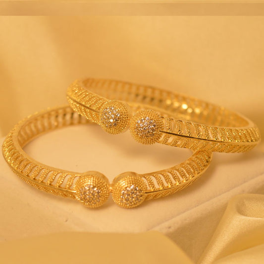 1 Karrat Double Ball Bangles