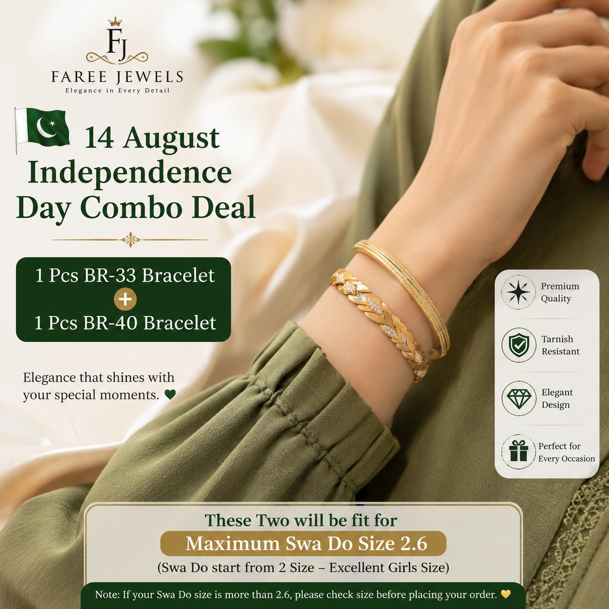 Luxury Openable Gold Leaf Bracelet – Premium Adjustable Design (BR-33)
