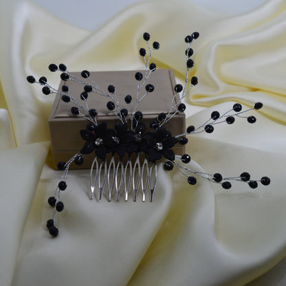 Crystal Hair Comb for Women Handmade(CMB-12)