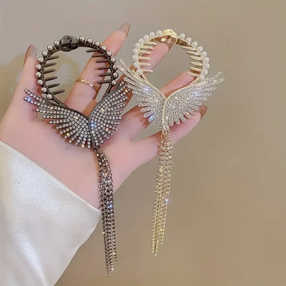 Butterfly Wings Joora Hair Pin with Tassel  (TL55 )