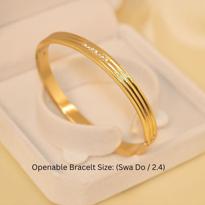 Bracelet Multilayer with Stone Stainlesssteel (BR41)
