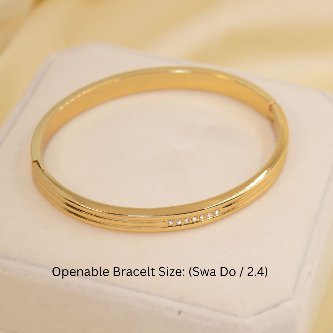 Bracelet Multilayer with Stone Stainlesssteel (BR41)