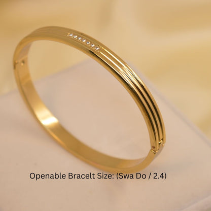 Bracelet Multilayer with Stone Stainlesssteel (BR41)