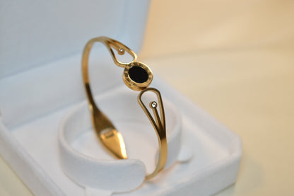 Fashion Stainless Steel Bracelet with Zircon