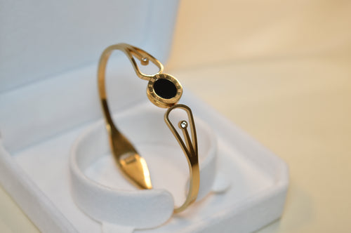 Fashion Stainless Steel Bracelet with Zircon