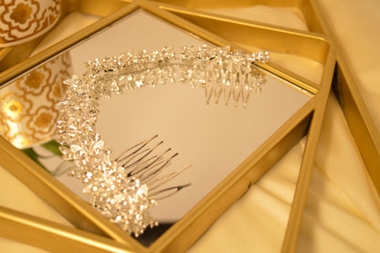 Handmade Floral Hair Comb