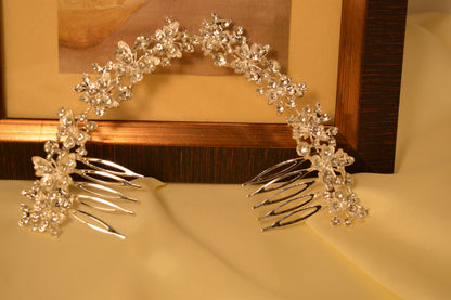 Handmade Floral Hair Comb