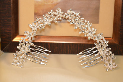 Handmade Floral Hair Comb