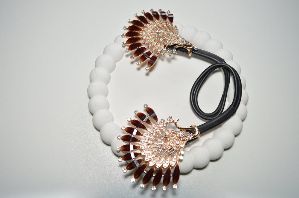 Elegant Handmade Floral Hair Twister (PC10)