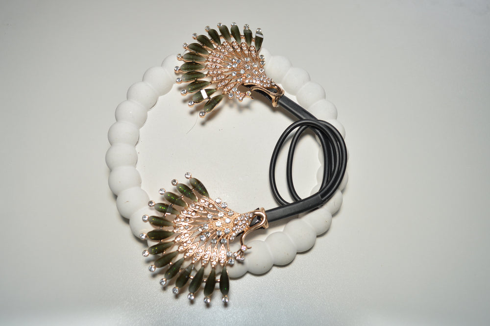 Elegant Handmade Floral Hair Twister (PC10)