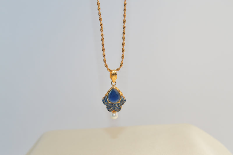 18K Gold Plated Crystal Club Jewelry Set – Elegant Necklace, Earrings & Ring