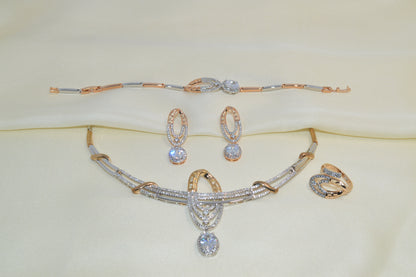 4 Pcs one Caret  diamond cut  zircon embedded