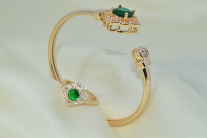 Trendy Luxury Bracelet & Ring Set