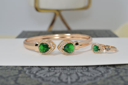 Trendy Luxury Bracelet & Ring Set