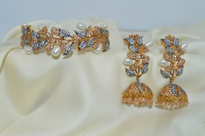 Luxury Gold Bridal Choker Set