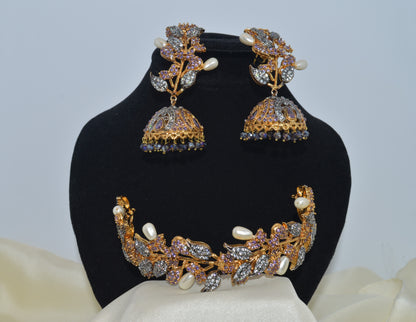 Luxury Gold Bridal Choker Set