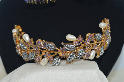 Luxury Gold Bridal Choker Set