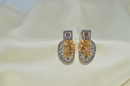 Colorful Elegant Zircon  Earrings for Women