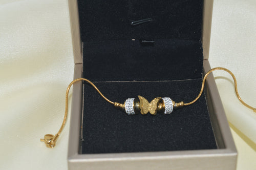Open Elegant Butterfly Chain Bracelet