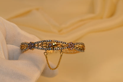 Glamorous Gold-Plated Bangles Fancy