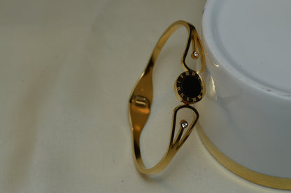 Fashion Stainless Steel Bracelet with Zircon