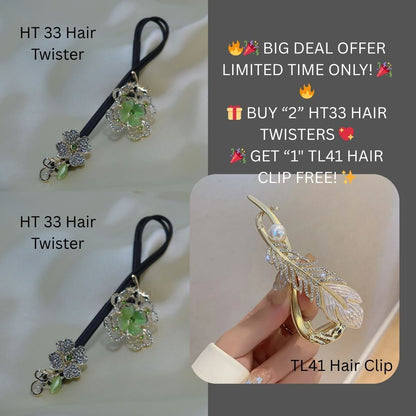 Ultra Lightweight Korean Hair Twister (HT33) – Sea Green