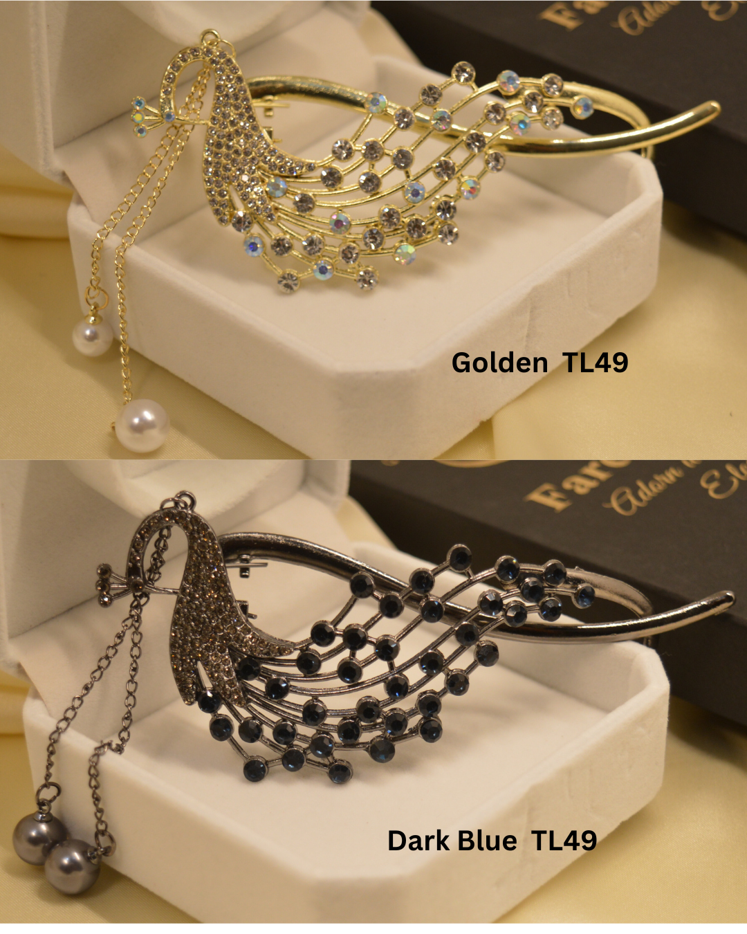 Tassel Twist Peacock Clip Hairpin TL-49 New