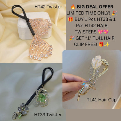 Ultra Lightweight Korean Hair Twister (HT33) – Sea Green