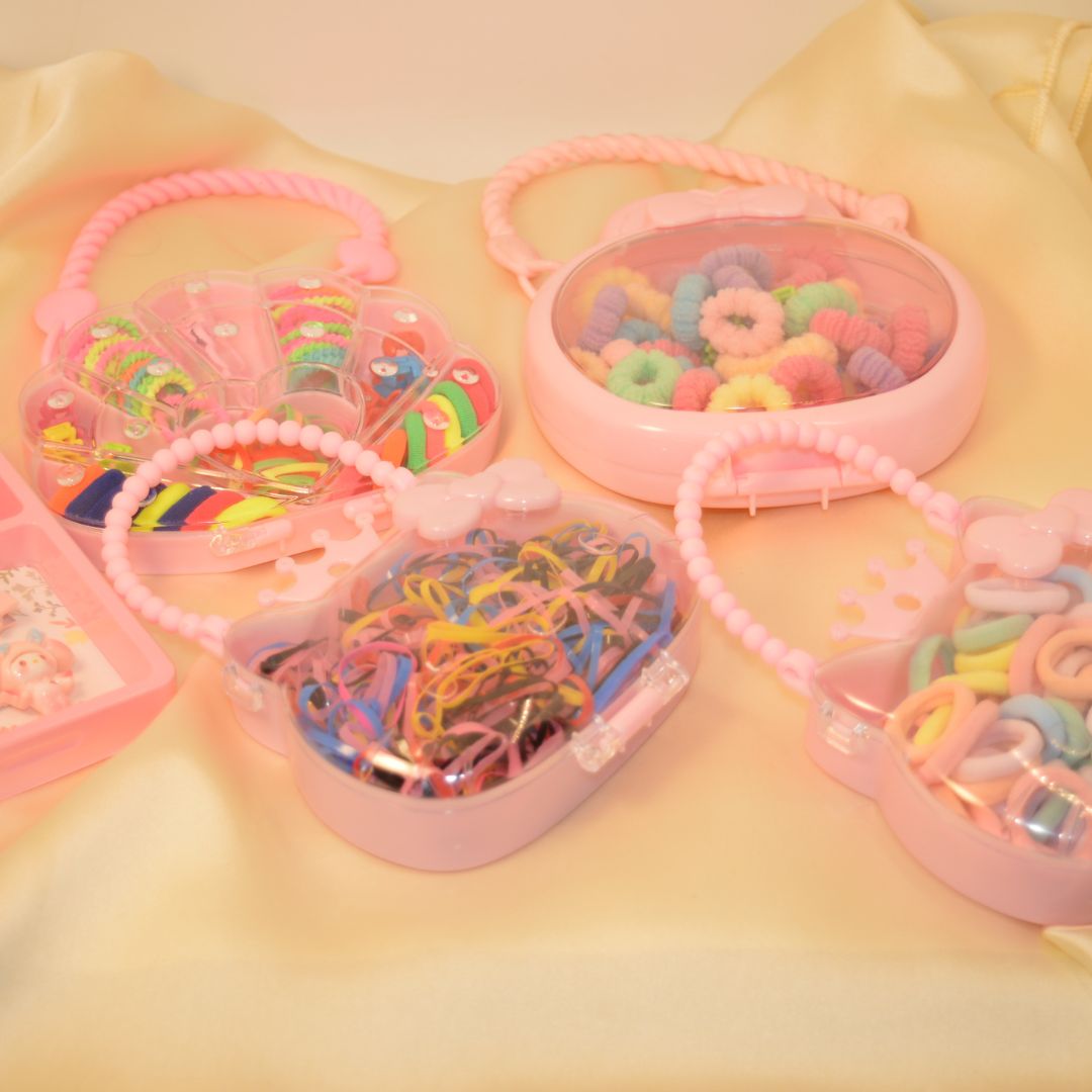 Colorful Pearl Flower, Bow, Rainbow, Butterfly, Small Flower Hair Clips, Simple & Cute Princess Hair Accessories.