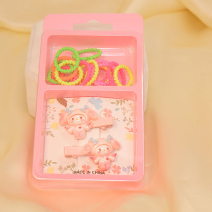Colorful Pearl Flower, Bow, Rainbow, Butterfly, Small Flower Hair Clips, Simple & Cute Princess Hair Accessories.