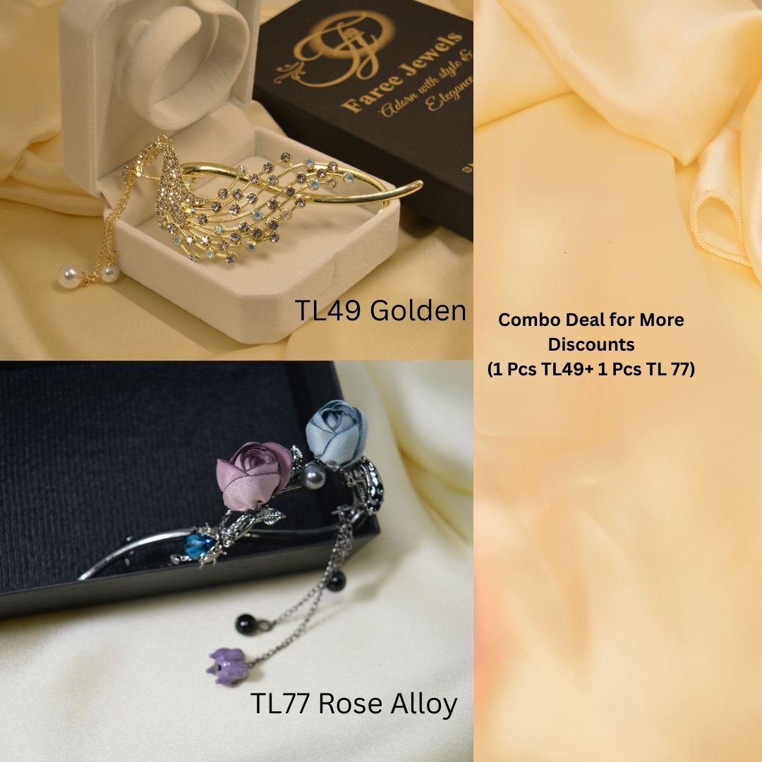 Tassel Twist Peacock Clip Hairpin TL-49 New
