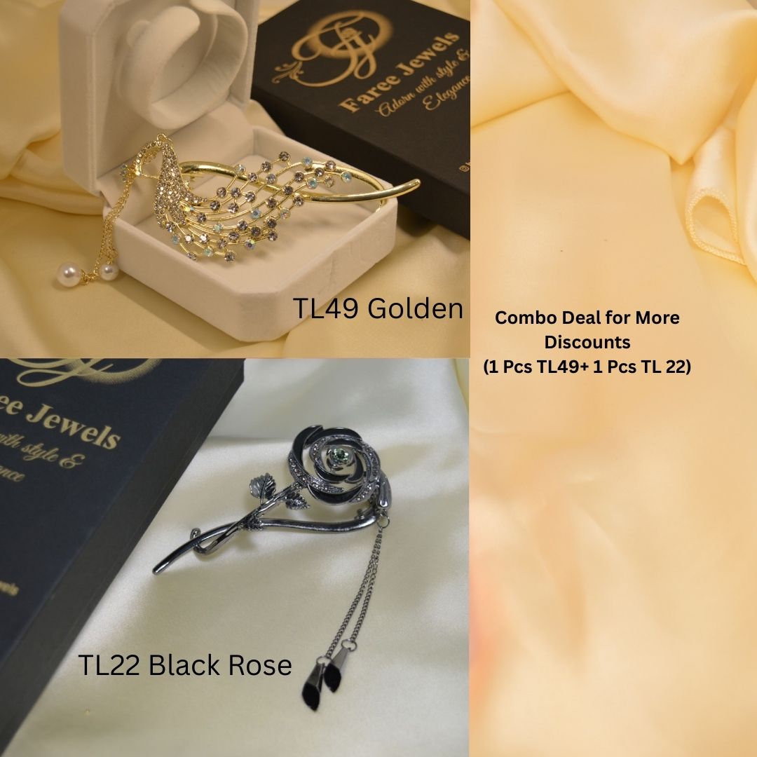 Tassel Twist Peacock Clip Hairpin TL-49 New