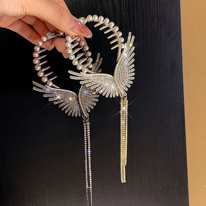 Butterfly Wings Joora Hair Pin with Tassel  (TL55 )