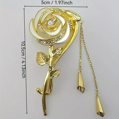 Black Rose Twist Hair Clip TL22