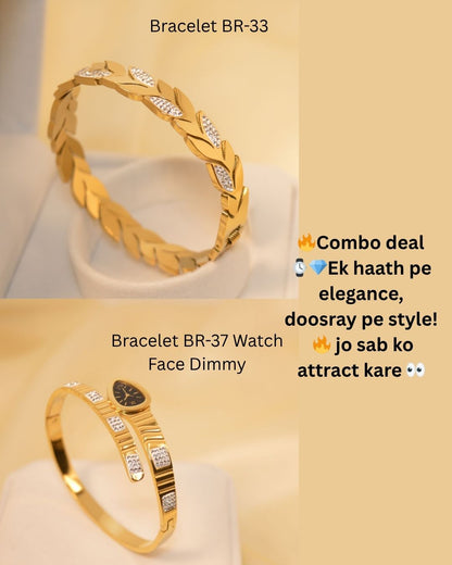 Leaf Bracelet Openable (BR-33)