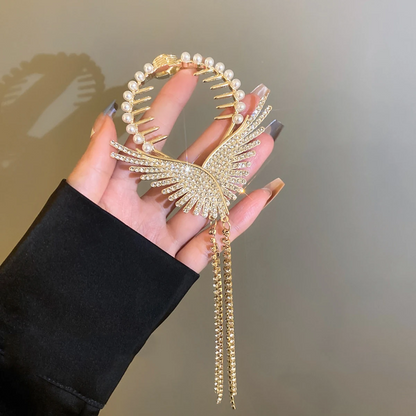 Butterfly Wings Joora Hair Pin with Tassel  (TL55 )