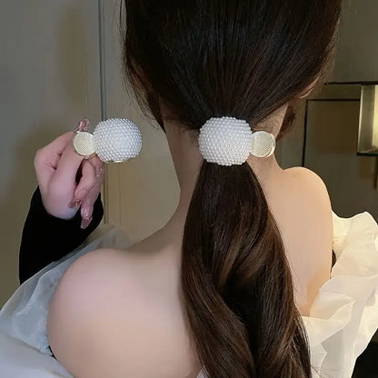 2pcs High ponytail clip with diamonds
