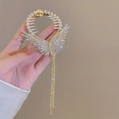 Butterfly Wings Joora Hair Pin with Tassel  (TL55 )