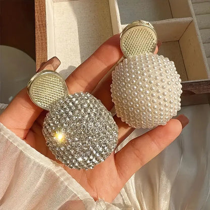 2pcs High ponytail clip with diamonds